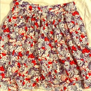 Flowery BCBG skirt